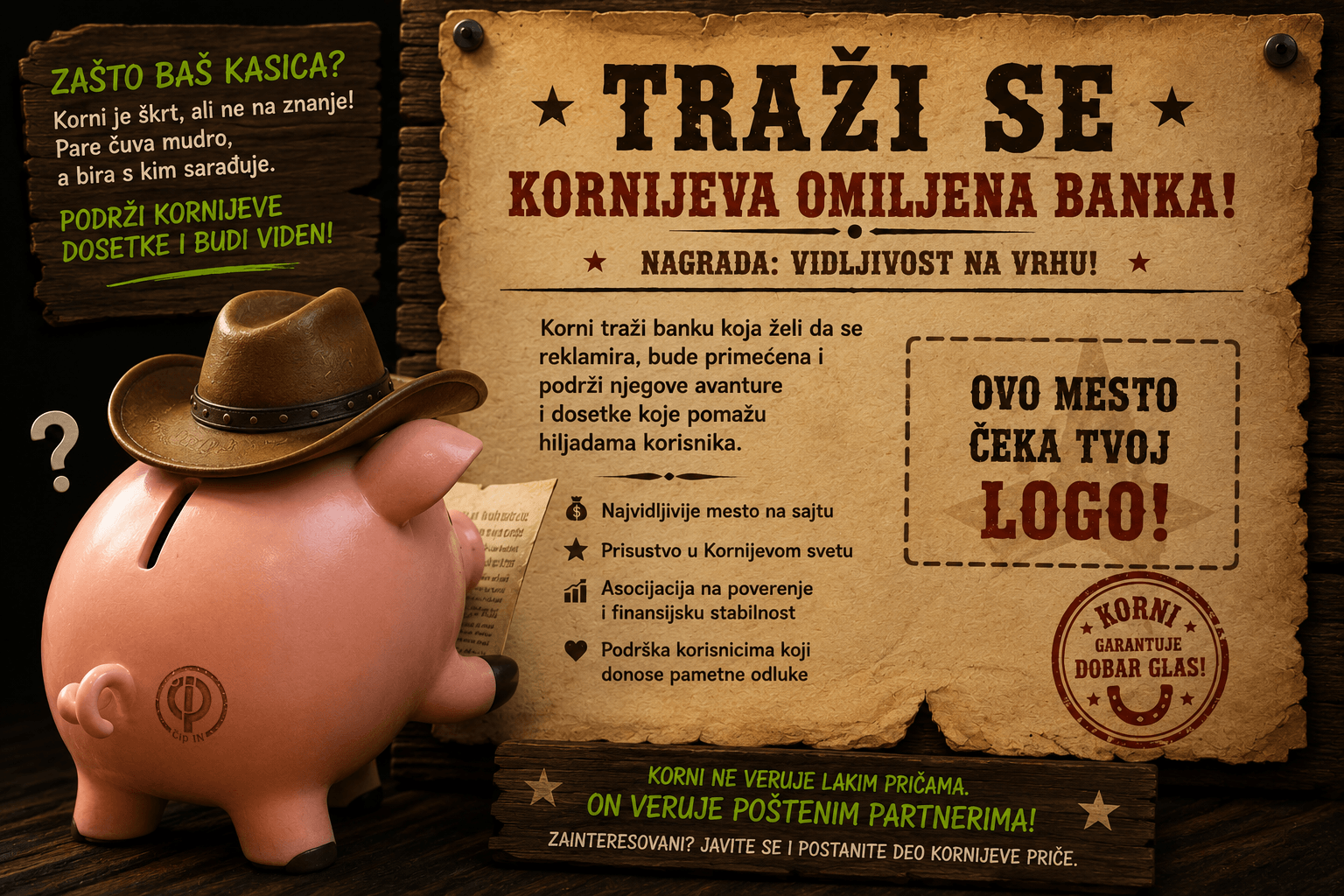 Poternica za Kornijevom omiljenom bankom